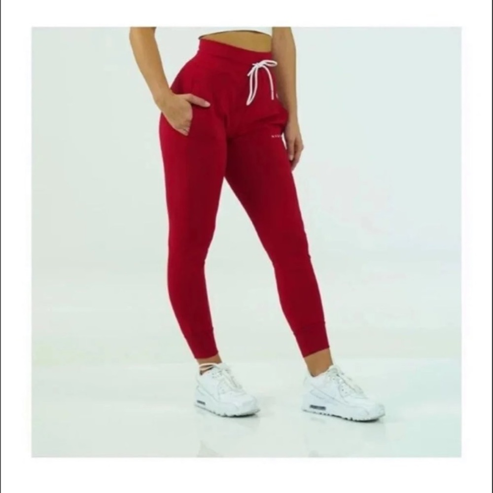 Ruby red NVGTN Joggers